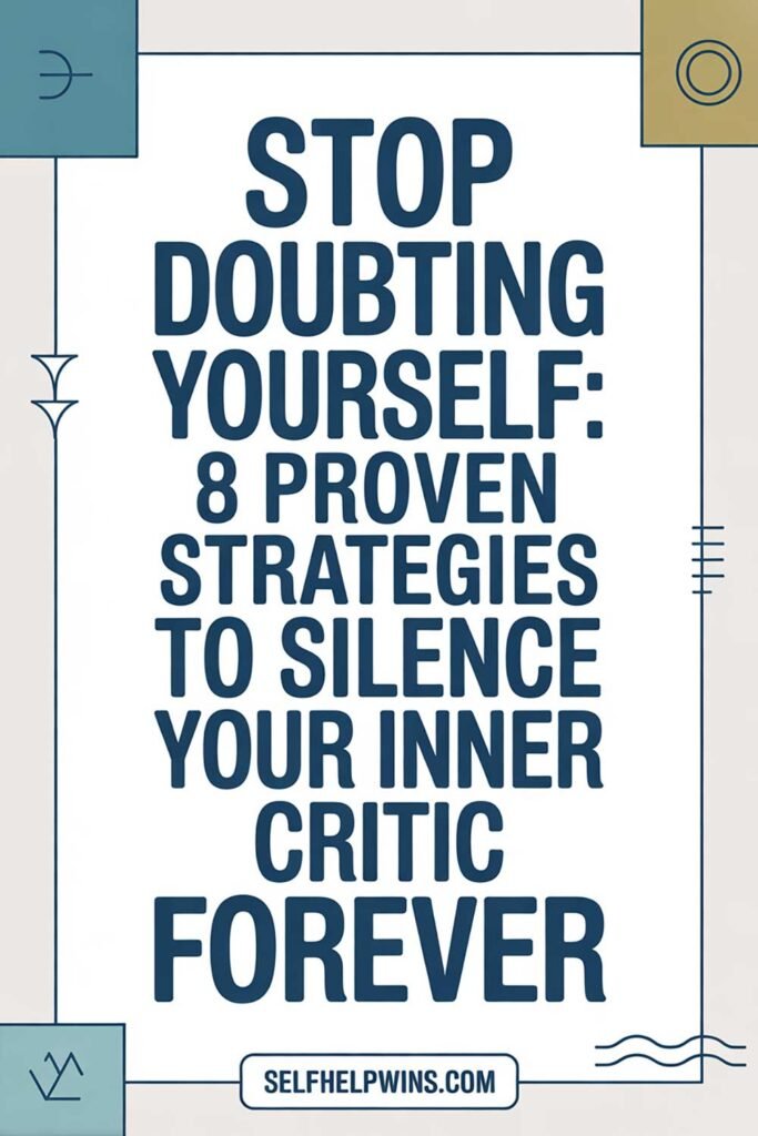 Stop Doubting Yourself: 8 Proven Strategies to Silence Your Inner Critic Forever