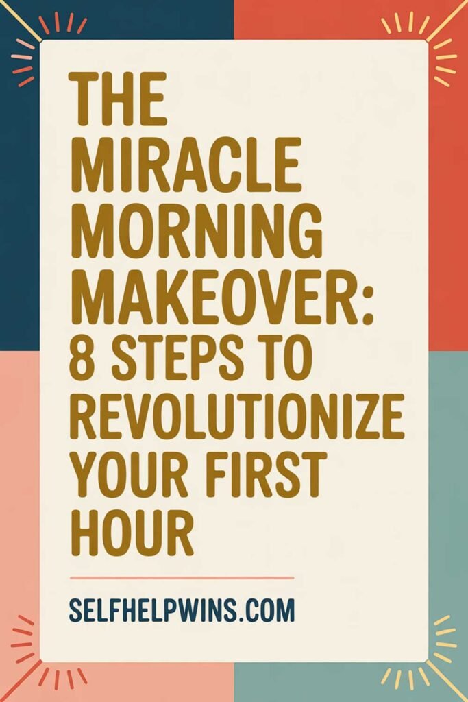 The Miracle Morning Makeover: 8 Steps to Revolutionize Your First Hour