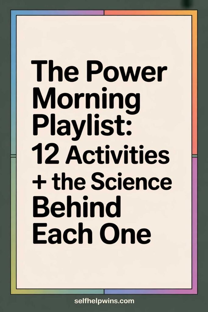 The Power Morning Playlist: 12 Activities + The Science Behind Each One