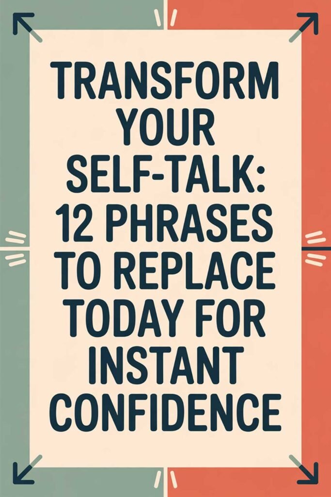 Transform Your Self-Talk: 12 Phrases to Replace Today for Instant Confidence