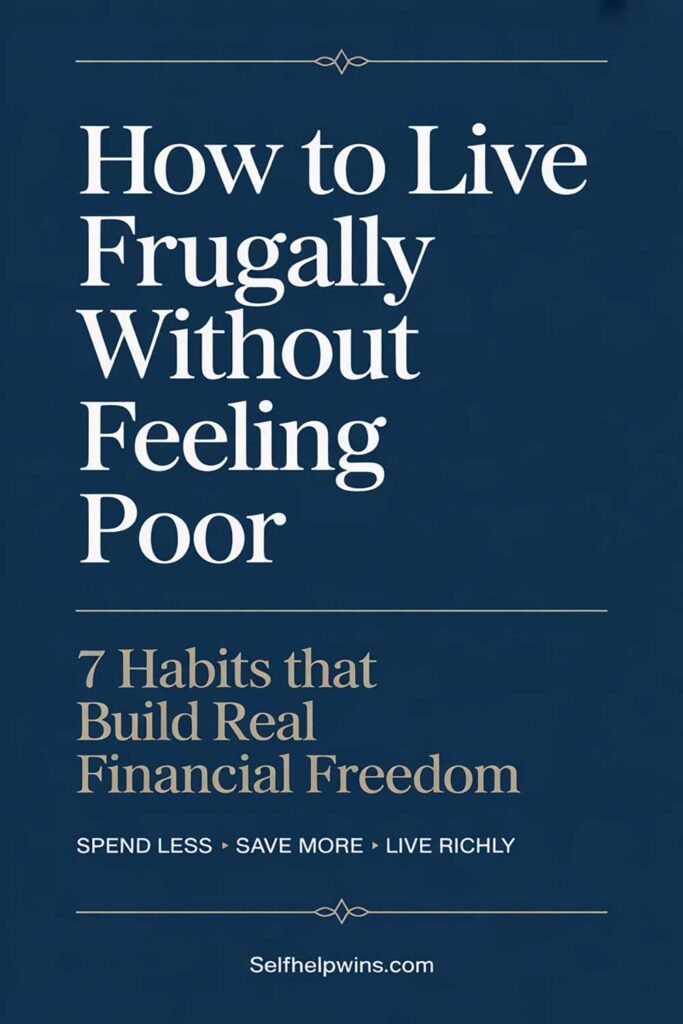 How to Live Frugally Without Feeling Poor