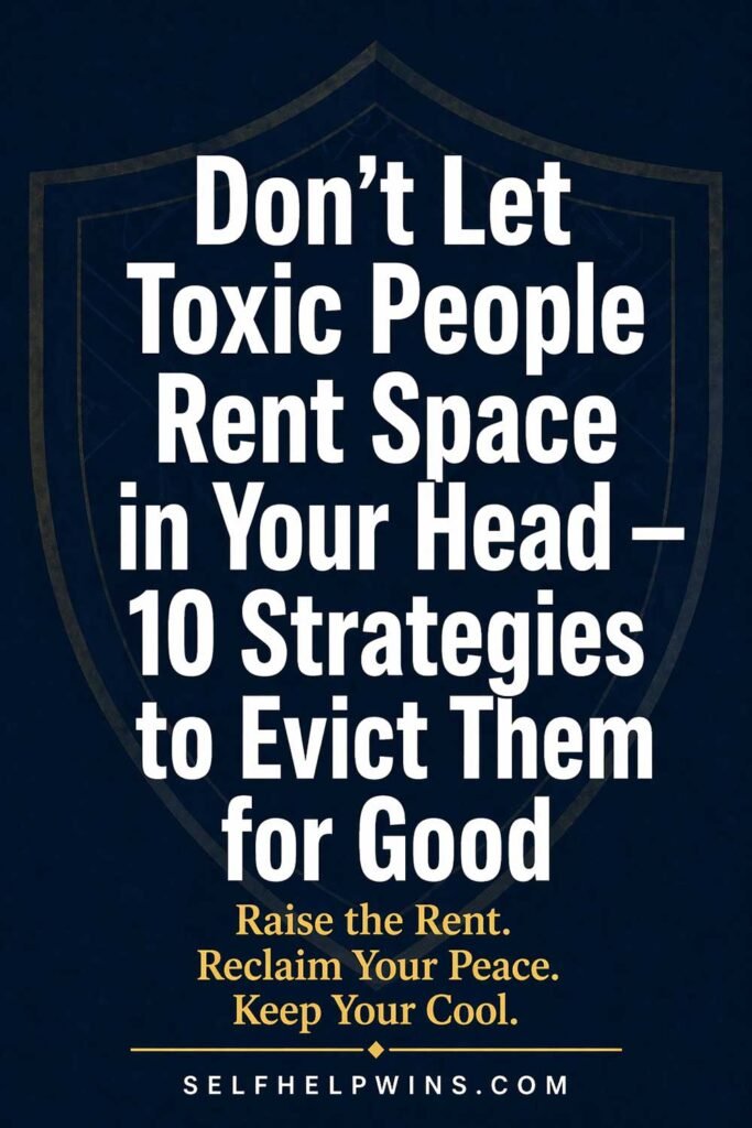 Don’t Let Toxic People Rent Space in Your Head — 10 Strategies to Evict Them for Good