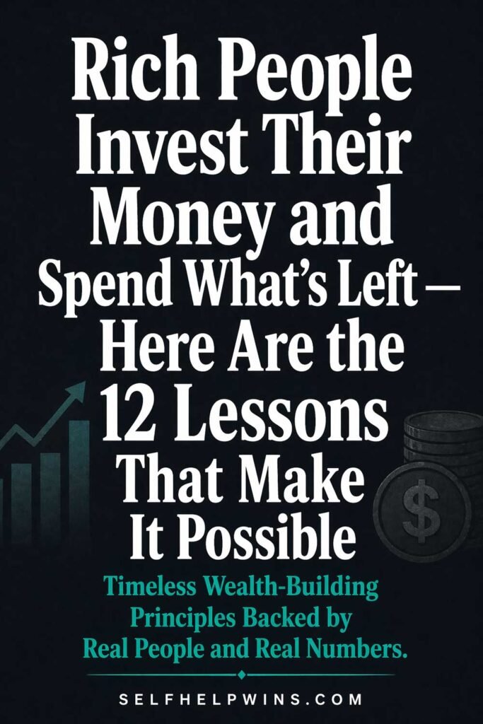 Rich People Invest Their Money and Spend What’s Left — 12 Wealth-Building Lessons That Make It Possible