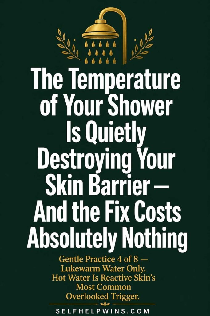 The Temperature of Your Shower Is Quietly Destroying Your Skin Barrier — And the Fix Costs Absolutely Nothing
